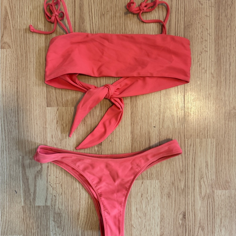 Coral Bikini Set